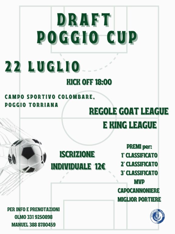 Nuovo progetto per Athletic Poggio 3.0